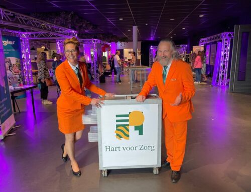 Hosts op informatie festival Hart voor Zorg in Veenendaal
